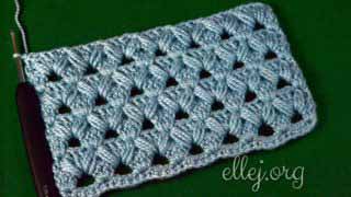 Турецкий узор крючком 3 с пышными столбиками