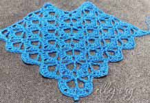 Ажурная квадратная кокетка для пляжной туники Реглан, квадратная кокетка с ракушками крючком