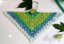Crochet shawl «Hop» • Turkish pattern Шаль Хмель крючком. Мастер-класс, описание, схемы вязания. Бактус. Косынка.
