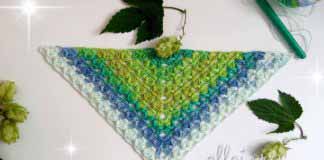 Шаль «Хмель» • Турецкий узор Шаль Хмель крючком. Мастер-класс, описание, схемы вязания. Бактус. Косынка.