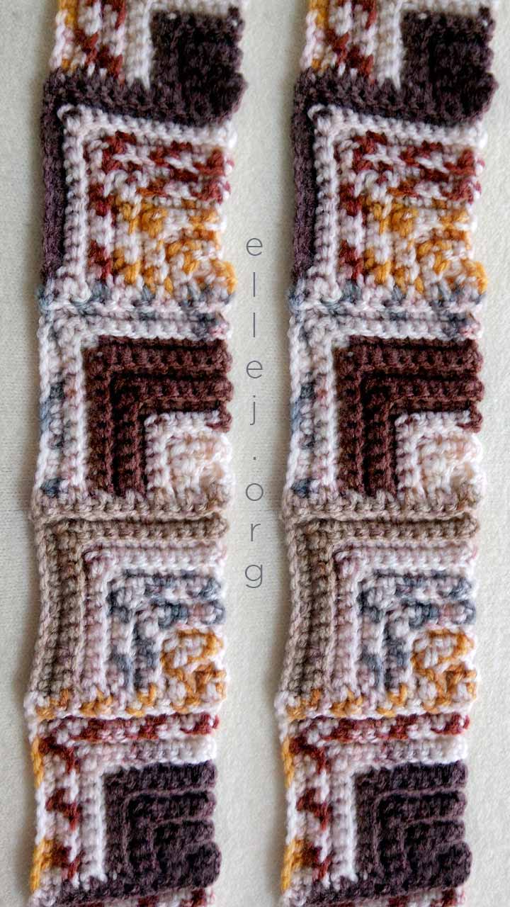 «Parquet» Crochet Stitch • Continuous Crochet