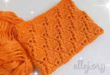 Buds Crochet Stitch • Crocheting in a Tube Красивый объемный узор крючком для снуда, шарфа-трубы, шапочки. Мастер-класс по вязанию крючком и схемы.