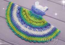 Кукольное платье «Мохито» для Паола Рейна Платье для куклы крючком Мохито. Мастер-класс по вязанию для Паола Рейна