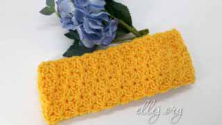 Желтый снуд Жасмин. Подробный фото мастер-класс по вязанию крючком. Схема