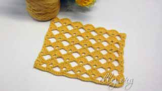 Узор Веера крючком. Мастер-класс и схема вязания