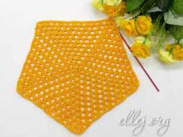 Мастер-класс и схема по вязанию крючком идеального пятиугольника на основе бабушкиного квадрата