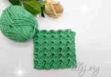 Armor Crochet Stitch Объемный узор крючком Кольчуга. МК и схема вязания