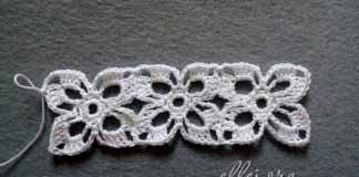 Безотрывное вязание квадратных мотивов «Клевер» Безотрывное вязание квадратных мотивов "Клевер"