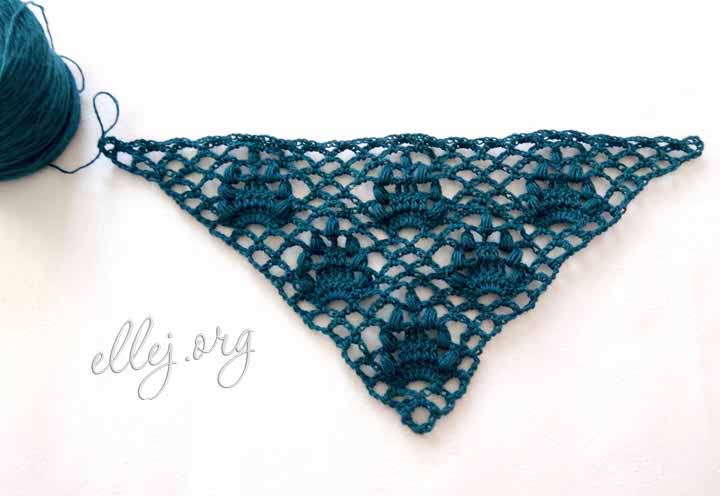 How To Crochet «Acacia» shawlette