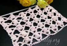 Узор с попкорном Мастер-класс по вязанию узора с попкорном крючком. Елена Кожухарь