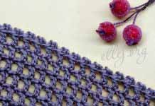 Кайма из пико для филейного края Кайма крючком. Пико и филейный узор. Видео МК