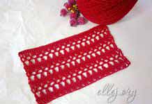 Узор крючком Мережка Мережка крючком. Мастер-класс и схема вязания