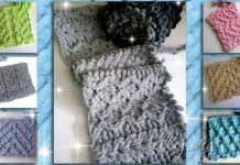 30 узоров из Alize Puffy (часть 2) 30 новых схем для пледа из Ализе Пуффи