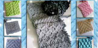 30 узоров из Alize Puffy (часть 2) 30 новых схем для пледа из Ализе Пуффи