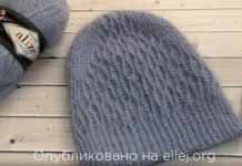 Модные шапочки крючком от Натальи Рогатовской Модная шапочка бини от Натальи Рогатовской.