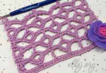 Ажурный узор сеточка с окошками Ажурный узор сеточка с окошками