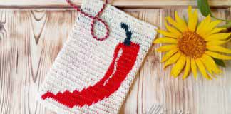 Чехол для планшета с перчиком чили Чехол для планшета, мешочек с перцем крючком