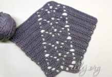 Регланная линия с листочками Реглан с листиками сверху крючком. Схема