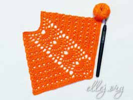 Реглан для платья, летнего топа крючком