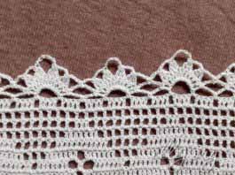 Ажурная кайма для косынки