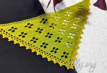 8 схем для вязания шали с клевером 8 схем для вязания шали Клевер крючком