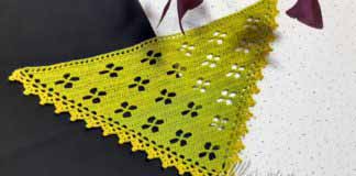 8 схем для вязания шали с клевером 8 схем для вязания шали Клевер крючком