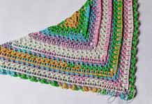 Бактус Марсель крючком Бактус Марсель. Шейный платок крючком