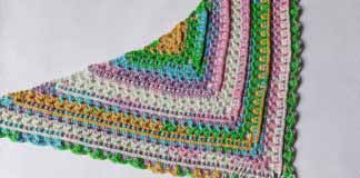 Бактус Марсель крючком Бактус Марсель. Шейный платок крючком