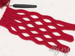 Узор Лиана крючком