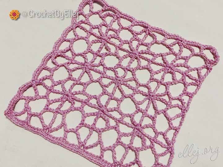 Openwork crochet stitch